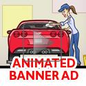 animation of Art assets for this animated banner ad.  To see larger art and the .swf banner at regular size, go to http://greghardin.net/Website/ConsumerProducts/IB-Garage-Door.html