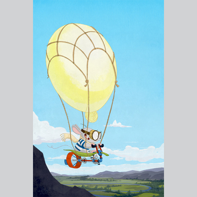 illustration of This little mouse love to travel the sky on its balloon flying machine looking for adventures.

Digital art done with Procreate.


Kidlit, Art for kids, Storytelling, Character design, 