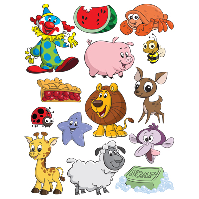 illustration of Spot illustrations from a series of simple puzzles for preschoolers.