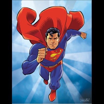 illustration of Superman