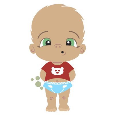 illustration of Baby character was created for a promotional online game.