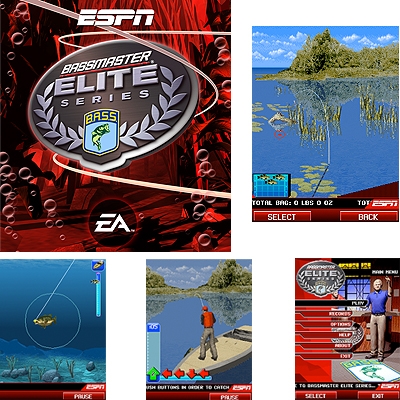 illustration of Role: Art Director, 3D & 2D Illustrations • Client: Electronic Arts / ESPN / Bass Masters • Platform: Mobile Devices • Date: 2007
