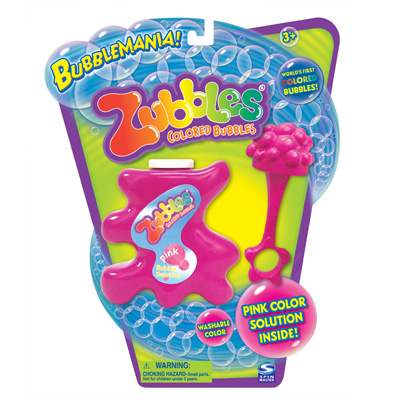 illustration of “BubbleMania” brand identity and package design system for Spin Master Toys.