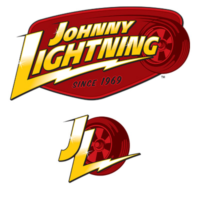 illustration of “Johnny Lightning” brand identity redesign for RC2 Brands, Inc.