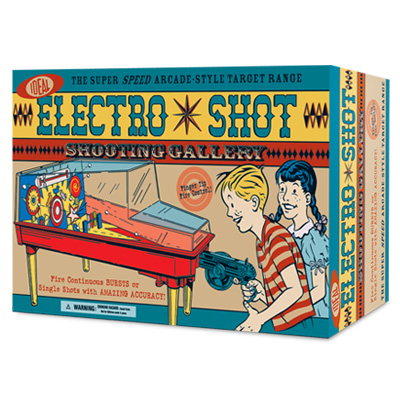 illustration of We provided custom illustration and retro designs for this classic gallery toys' re-release.