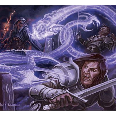 illustration of Digital Illustration for Talisman Frostmarch Game