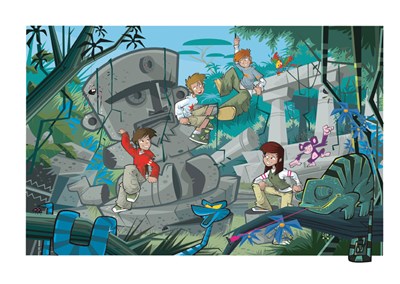illustration of 2D, Character Development, Cartoon, Conceptual, School Age, Tweens, Teens