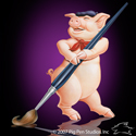illustration of Mopping Pig