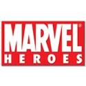illustration of “Marvel Heroes” logo design for Marvel Entertainment, Inc.