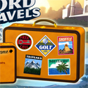 illustration of Word Travels Game Loading Screen Design. Illustrations and 3D Modelling. (Excluding background wallpaper.)