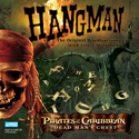 illustration of Classic Hangman game with the Disney license for Pirates of the Caribbean
