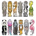 illustration of 2D, Hand-Drawn, Illustration, Character Development, Packaging Illustration, Point of Sale, Animals, Cartoon, Activities/Crafts, Board Games, Puzzles, Toys, Boys, Early Childhood, School Age