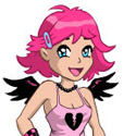 illustration of Flash avatars created for for a social networking site in 2008. Users could customize their avatars, and earn new items by interacting with the site. Avatars & clothing items were first sketched in pencil, the inked and colored directly in Flash.