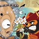 illustration of Pirates Love Daisies is an HTML 5 game created for Microsoft. Pulp Studios Inc. provided art direction, assistance in concept development, UI design and all artwork including in game animation. These are the pirates from the game.
